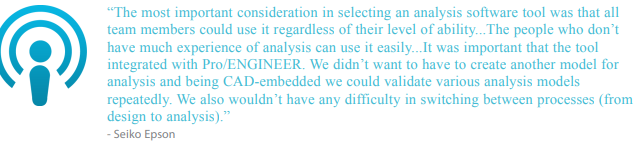 FloEFD testimonial for Creo