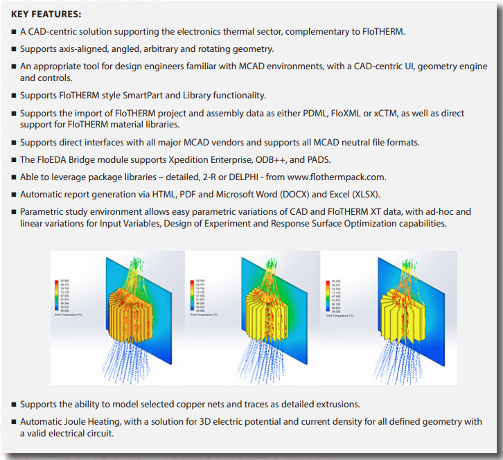 FloTHERM XT Key Features